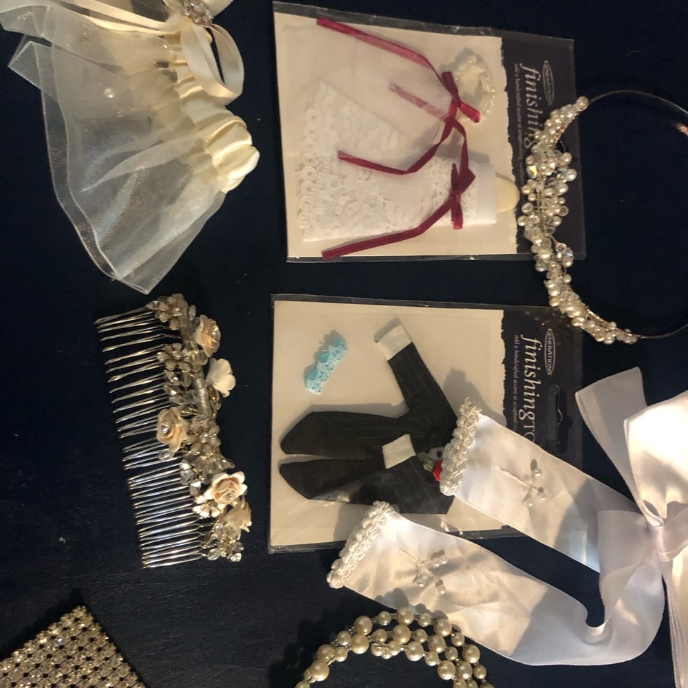 Wedding accessories for bride to be individually pricedin descriptionbut60forall